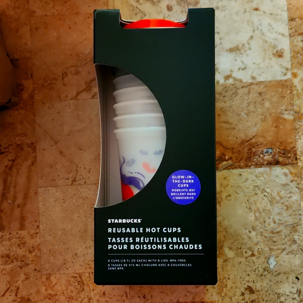 2022 Glow in the Dark Halloween Hot Cups (6-Pack)